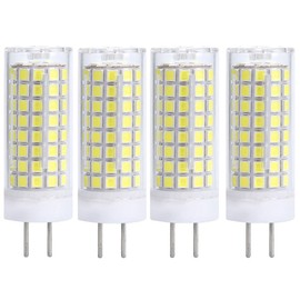 Edearkar G8 LED Light Bulbs 10W (Equivalent to 100W Halogen Bulbs) Warm White 3000K LED Corn Light for Landscape Lighting, 102 LED 2835SMD, AC110V, Dimmable, Pack of 4