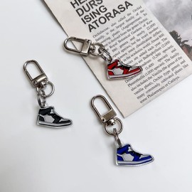 Onlyou Accessory, Charm, Keyring, Keychain, Shoes, Sneakers, Pouch, AirPods AirPodspro Wallet, Simple, Stylish, Cool, Decorative, Hook, Small, blue