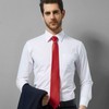 Classic Mens Solid Ties Formal Neck Tie for Business Wedding
