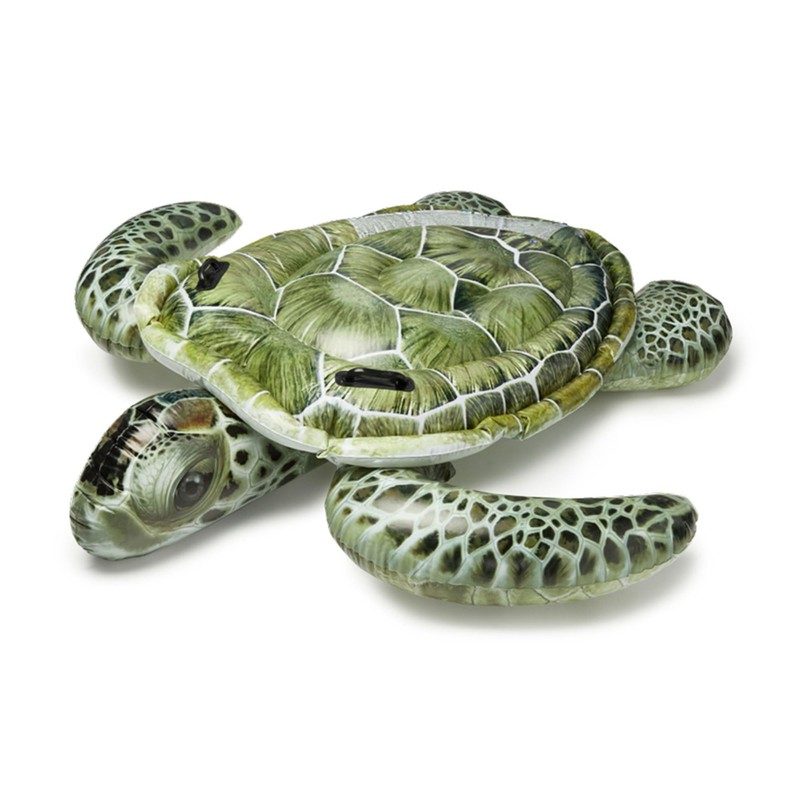 Intex Realistic Sea Turtle Inflatable Ride On Pool Float with