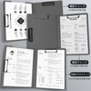 SFLHHDM Clipboard 360 Degree Foldable, Clip Holder, Bender A4 Folding,