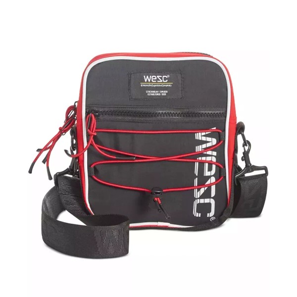 WeSC Men's Bungee Crossbody Bag Black One Size