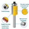 Yuentoen Reversible Finger Glue Joint Router Bit,8mm Shank Furniture Molding