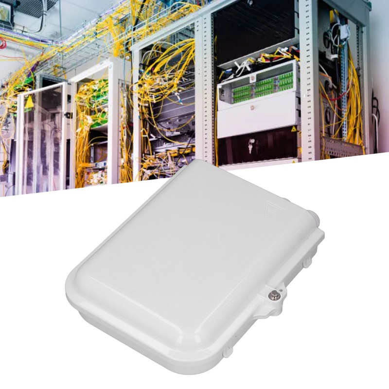 8 Core Fiber Distribution Box ABS Wall Mounted Fiber Optic