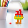 PIXIO Rainbow Tiny Magnetic Blocks Building Toy in The Pixel