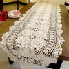 Tablecloth Handmade Crochet Cotton Lace Table Runner 100% Cotton Nordic