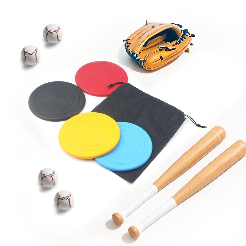 4 Pack Baseball Swing Trainer Swing Disk, 7 Inch Baseball