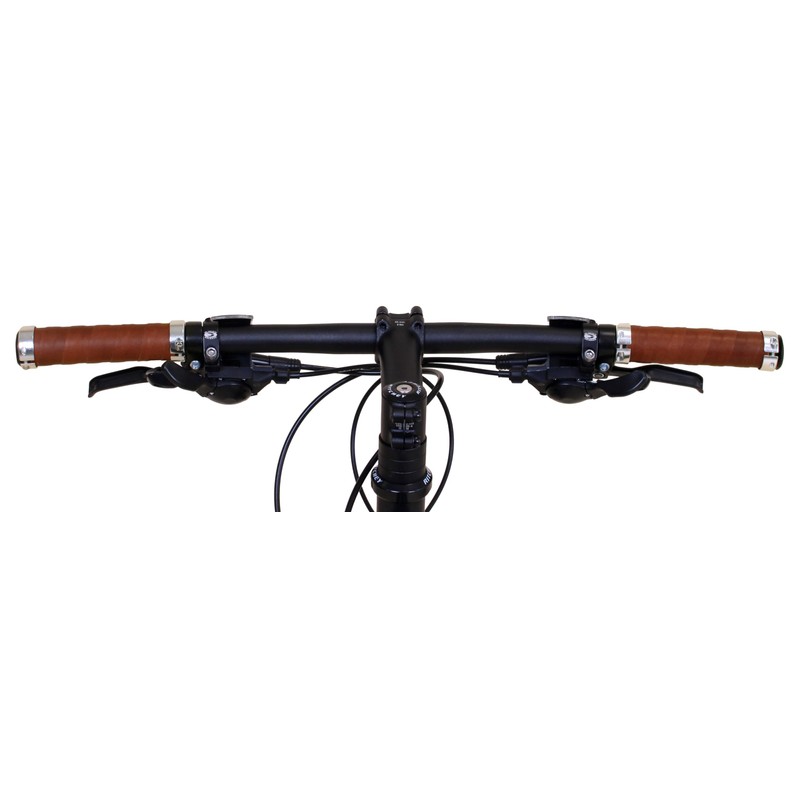Gusti Maximilian S. Leather Handlebar Grip Bicycle Grip Brown Leather