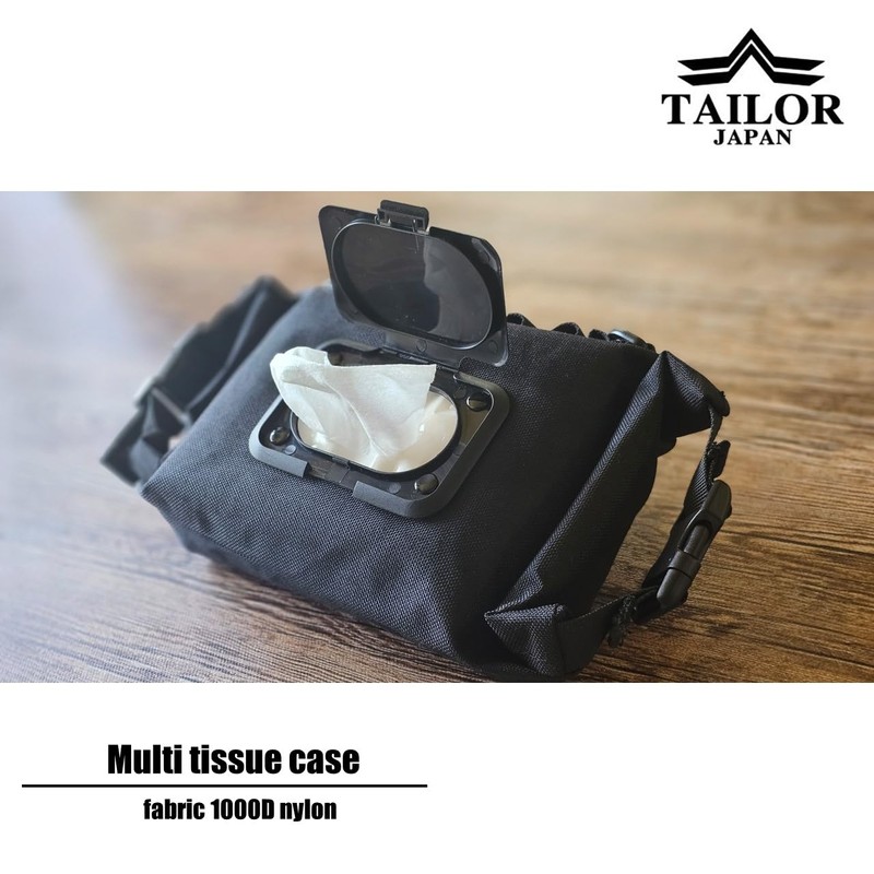 [TAILOR JAPAN] Tissue Case, Outdoor, Camping, Tissue Cover, Wet Tissue