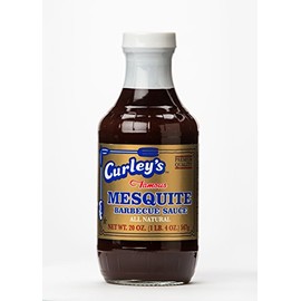 Curley's Famous Mesquite Barbecue Sauce - All Natural - 20 oz