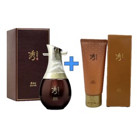 Sooryehan Cheonsam Seonyu Emulsion 130ml+Sooryehan Cleansing Foam 100ml / 수려한 천삼 선유 유액 130ml+수려한 클렌징 폼 100ml