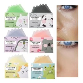 Papel Facial Absorbente De Grasa Elimina Brillo Portatil 1pz                                                                                          