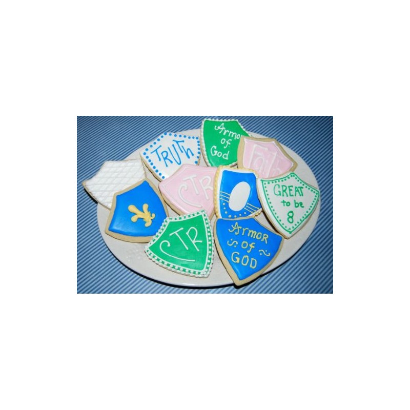 LDS CTR Shield Cookie Cutter - 4 x 4 Cookie