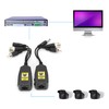 2Pair 3 In-1 PowerVideoAudio Balun Connector Transmitter 8MP CVi AHd