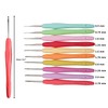Knitiss 20 Sizes Crochet Hooks 0.5mm-10mm, Ergonomic Crochet Hooks Set