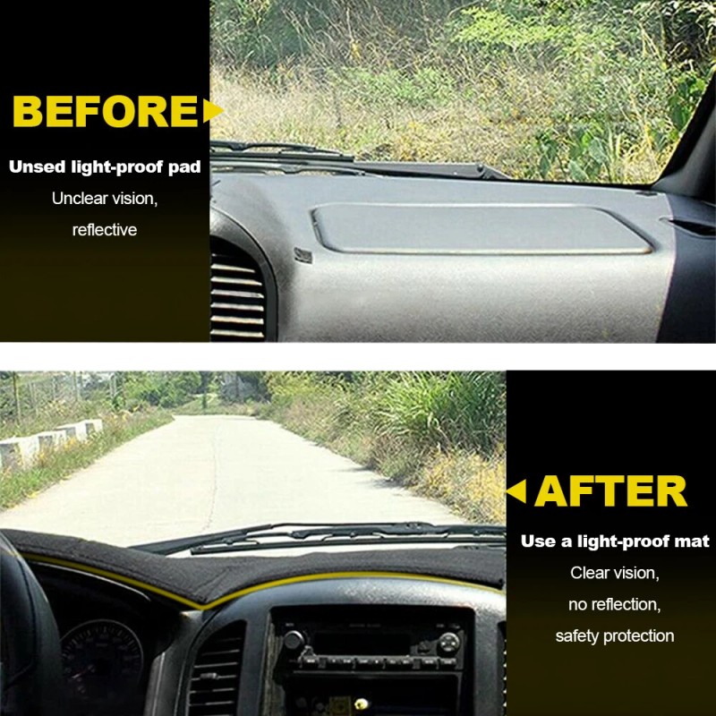 Car Dashboard Dash Mat For 2007-2014 Chevy Tahoe/Suburba Non-Slip Sun