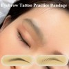 Eyebrow Stencil Kit, 20PCS Disposable Eyebrow Tattoo Practice Skin for