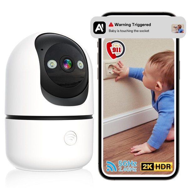 Indoor Security Camera - 5G&2.4G WiFi Cameras for Home Security