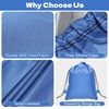 2 Pack Waterproof Kayak Covers 8.5-9.8ft Heavy Duty 420D Kayak