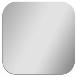 Glossy Gallery Square Shatterproof Acrylic Safety Mirror with Rounded Corners - 8in x 8in