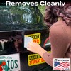 Stickios Student Driver Stickers - Removable Non-Magnetic Vinyl Decal Signs