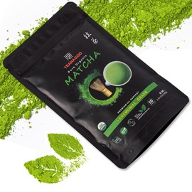 TEANAGOO Matcha En Polvo De Grado Ceremonial, Té Verde Premium Para Latte, Desayuno O Uso Diario. Té Matcha Orgánico Certificado Por El Usda, Sin...  