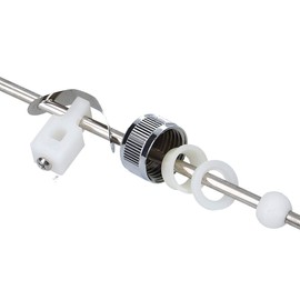 DL-pro Eccentric Rod Diameter 5 mm 180 mm 18 cm Pull Rod Suitable for Sink Outlet Drain Rod Horizontal for Drain Fitting Drain Plug