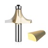 HUHAO 3/4" Radius Roundover Router Bit 1/2 Inch Shank,Edge Forming