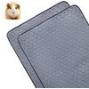 2 Pack Guinea Pig Fleece Cage Liners - Washable Guinea