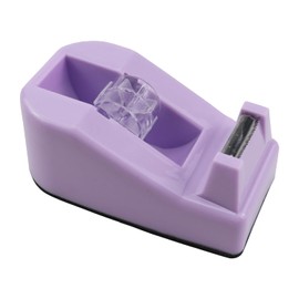 Aacehlh 1Pcs Desktop Tape Dispenser,Adhesive Roll Holder with Weighted Nonskid Base,Office Tape Dispensers for School, Office and Home (Purple)