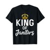 King of Janitors Cleaning Janitor Custodian T-Shirt