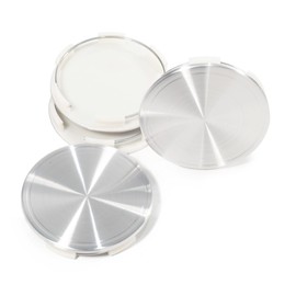 HowioZil 4Pcs 85.6mm(3.37in) Wheel Center Caps Replacement PTR18-34071 PTR45-34071 TOYC235 Silver Hub Caps, Compatible with 17" TRD Rock Warrior Wheel