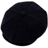 ZRWASKA® Mens Peaky Blinders Cap 8 Panel Wool Flat Caps