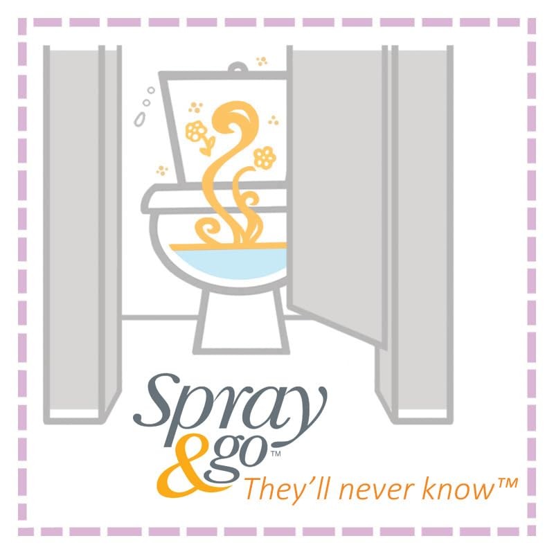 Air Scense Spray & Go Before-You-Sit Toilet Spray, Original Citrus,