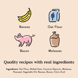 Bocce's Bakery All-Natural, Seasonal, Reindeer Fuel Dog Treats, Wheat-Free, Limited-Ingredient Soft & Chewy Treats Inspired by Christmas, 6 oz Bag