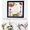 Black 30x30 Large Shadow Box Picture Wooden Frame with Black