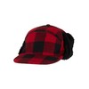 Brandit Lumberjack Winter Cap, Red/Black