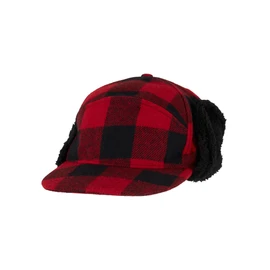 Brandit Lumberjack Winter Cap, Red/Black