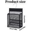 Xelsluthe MesMesh Shower Caddy Hanging Organizer With Hooks, PVC Bathroom
