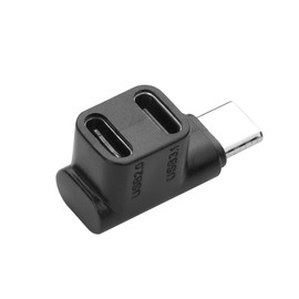 YACSEJAO Dual USB C Data Splitter Adapter 2-in-1 USB Type C Connectors Support 100W Fast Charge, USB3.1 (10Gbps) Data Transfer and 4K (60Hz) Resolution