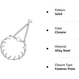 Dogstuff Herm Sprenger Ultra-Plus Prong Dog Training Collar, Chrome, 3.25 mm x 20" Neck