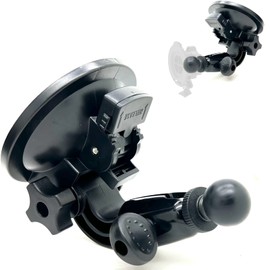 ChargerCity Heavy Duty Large 22mm Suction Mount for Garmin Overlander dezl OTR1000 OTR1010 OTR800 OTR810 Vieo RV 1090 1095 1051 890 895 851 DriveSmart 86 8"-10" Truck GPS Navigator