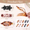 10 Pcs Flat Hair Claw Clips for Women, 3 Styles