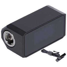 Water Cooling System Alarm Digital OLED Display Flowmeter Thermometer Flow Meter 3 in 1 PC Temperature Display