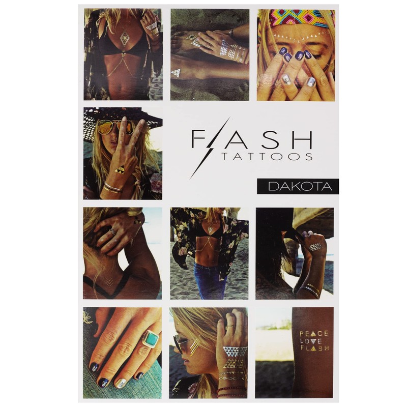 Original FLASH TATTOOS – The popular gold tattoos from the