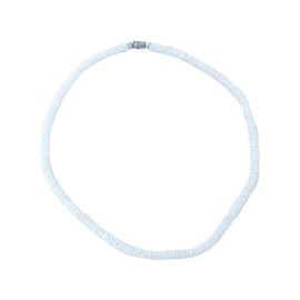 Zero Gravity Hawaii Heishi Shell Smooth Puka Shell Surfer Choker Necklace (18)