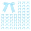 Meseey 50 Pcs 3 Inches Twist Tie Satin Ribbon Bows
