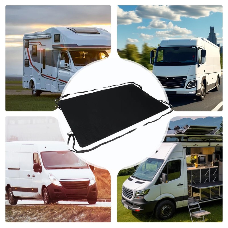 Rear Door RV Cover | Campervan Sunshade Awning,Weatherproof Rear Protector