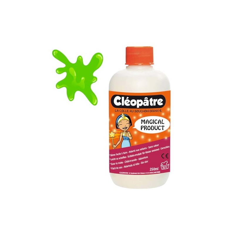 Cléopâtre PM250 Magic Slime 250 ml, Transparent, 20 x 5