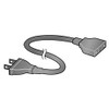 (Compatible with Yu-Packet) Panasonic Induction Cooker Power Cord AZN10-5192K AZN10-519-K, AZN10-372-K, AZN10-3721K, AZN10-185-KU